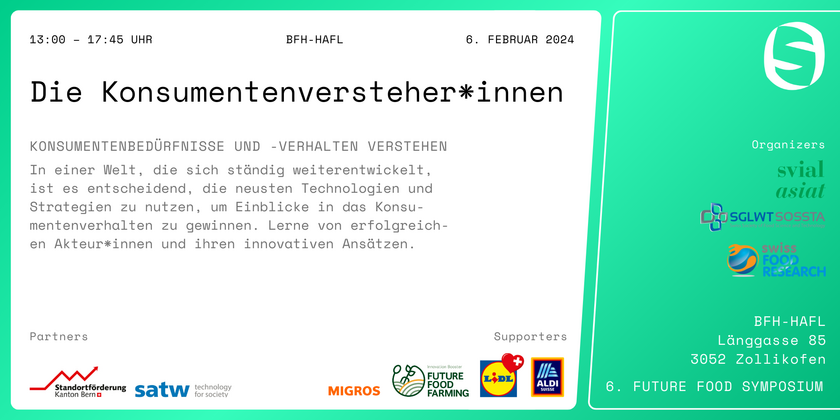 Future Food Symposium: Die Konsumentenversteher:innen