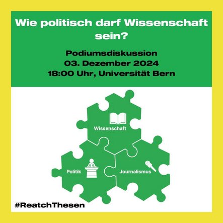 Podiumsdiskussion: Wie politisch darf Wissenschaft sein?